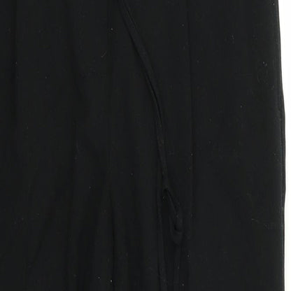 M&S Womens Black   Trousers  Size 6 L26 in - Stretch waistband