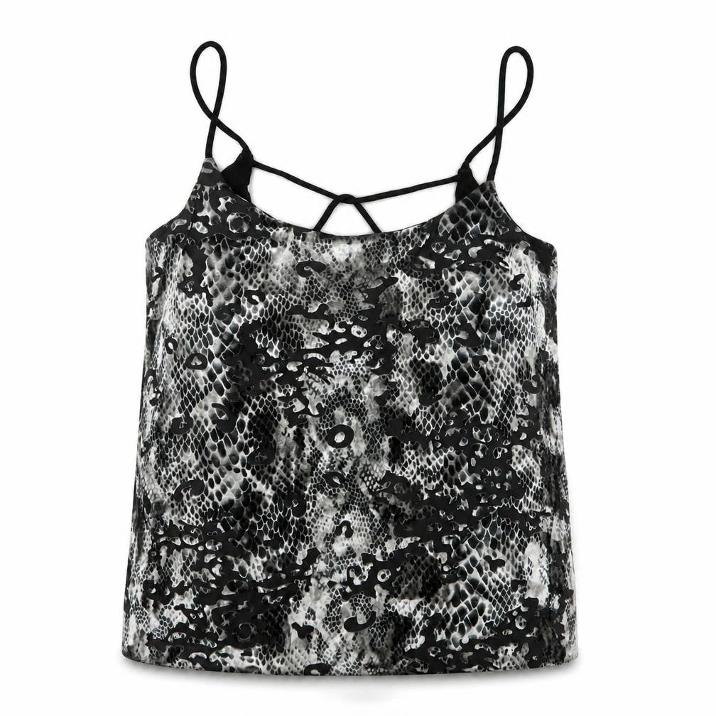 Womens UK Size 10 Topshop Multicoloured Basic Tank