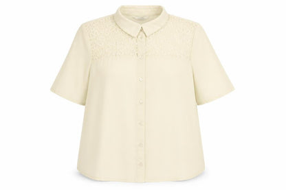 Womens UK Size 18 Asda George Ivory Basic Button-Up