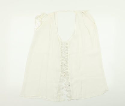 Womens UK Size 18 River Island White Basic Tank