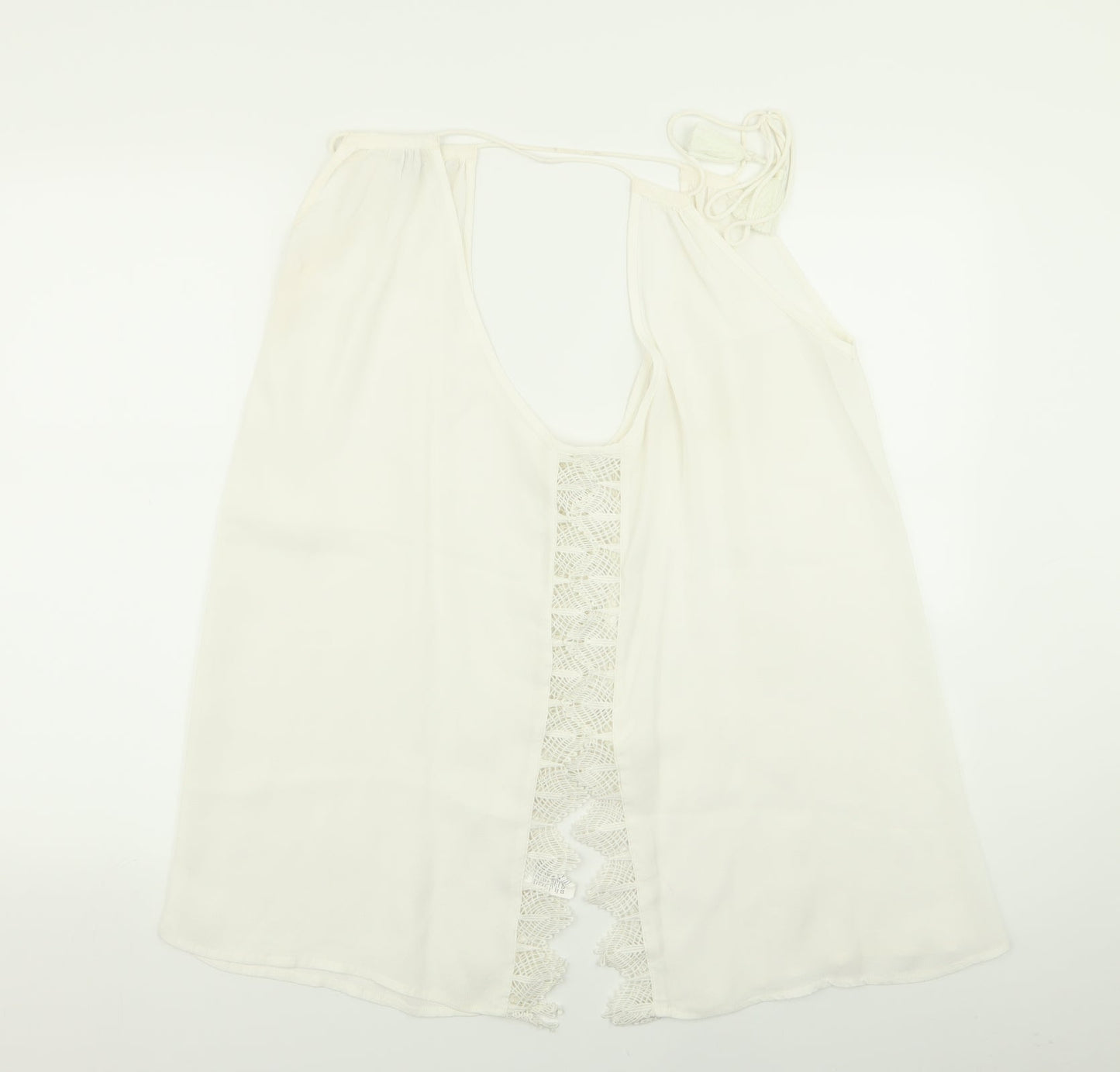 Womens UK Size 18 River Island White Basic Tank