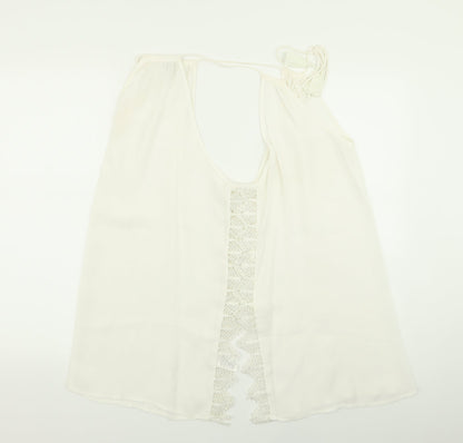 Womens UK Size 18 River Island White Basic Tank