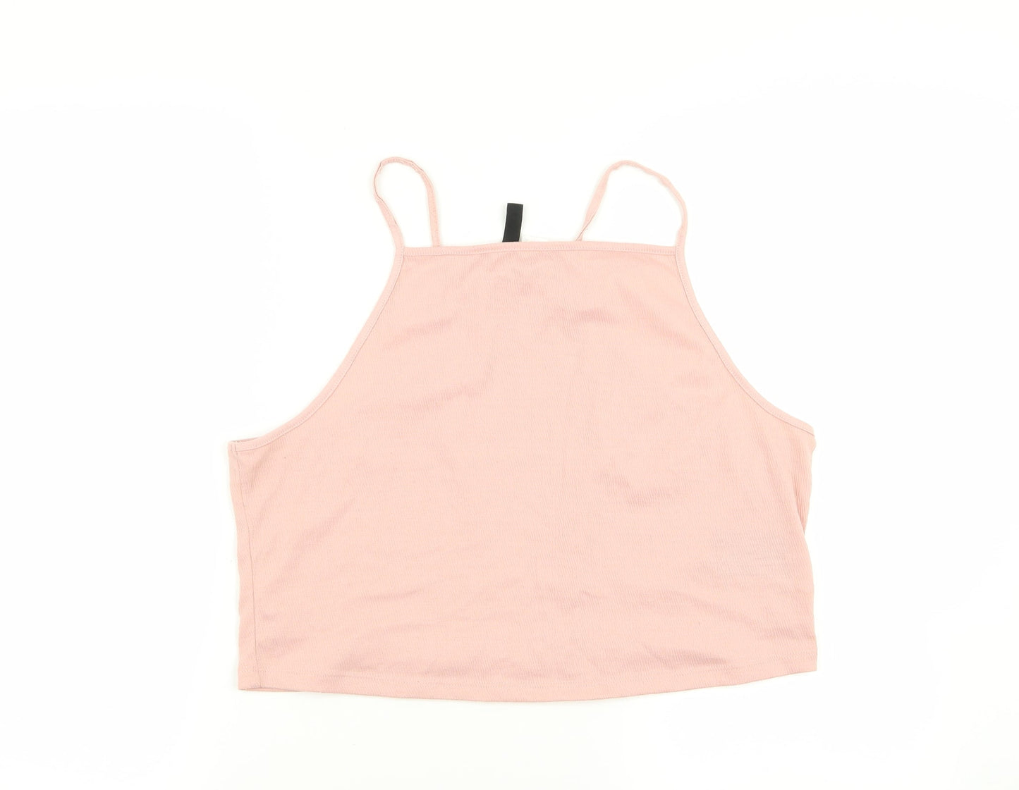Womens UK Size L Divided by H&M Pink Camisole Tank