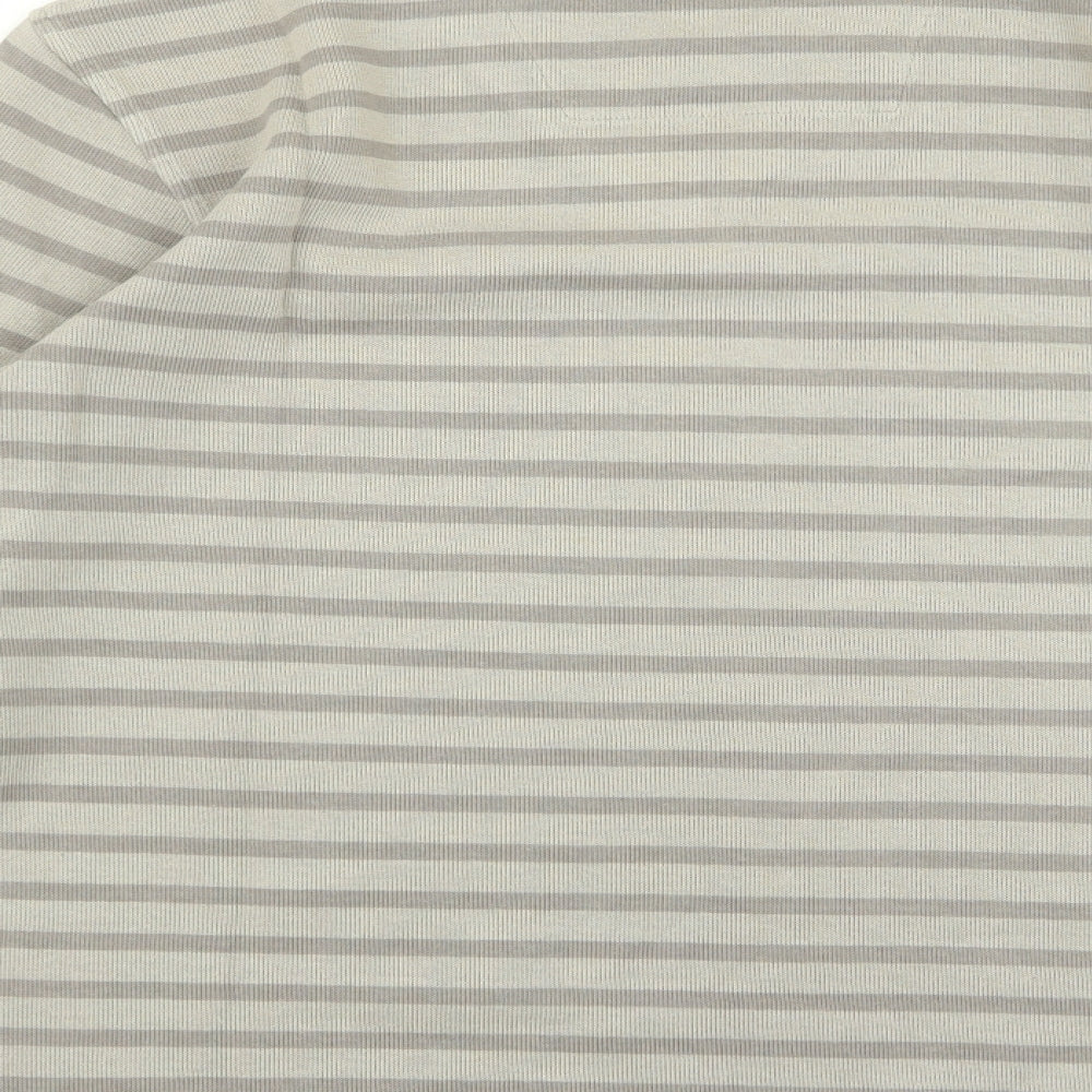 Easy Mens Multicoloured Striped  Pullover Jumper Size L