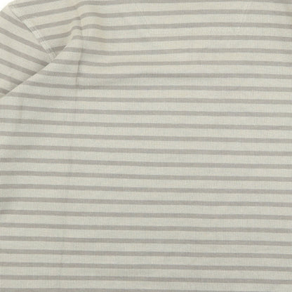 Easy Mens Multicoloured Striped  Pullover Jumper Size L