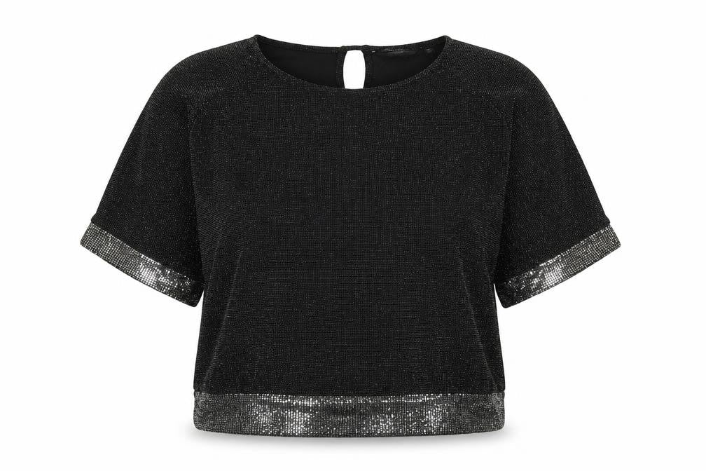 Womens UK Size 16 Dorothy Perkins Black Basic Blouse
