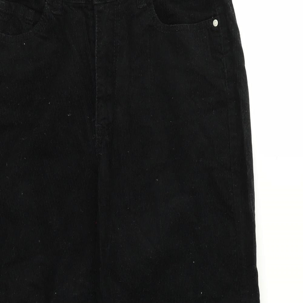 denim and co Womens Black   Straight Jeans Size 4 L24 in