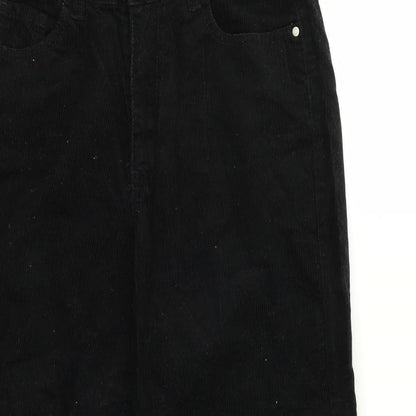 denim and co Womens Black   Straight Jeans Size 4 L24 in
