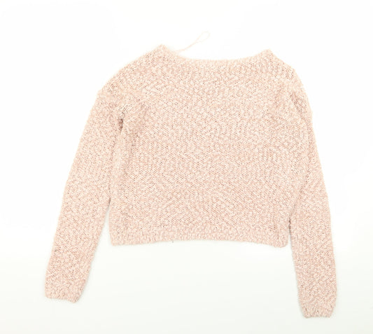 Womens UK Size 8 New Look Pink Pullover Jumper