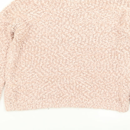 Womens UK Size 8 New Look Pink Pullover Jumper