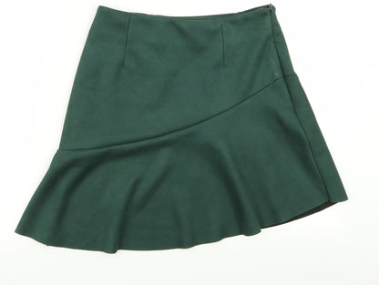 New Look Womens Green   Flare Skirt Size 10