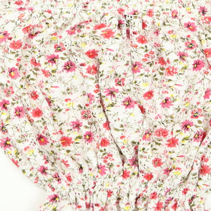 New Look Womens Multicoloured Floral  Basic Blouse Size 12