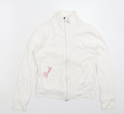 Confetti Womens White   Jacket  Size S