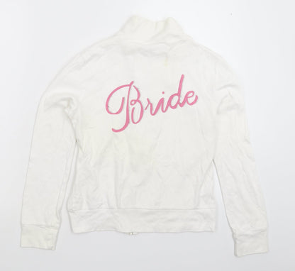 Confetti Womens White   Jacket  Size S