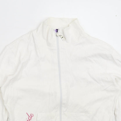 Confetti Womens White   Jacket  Size S