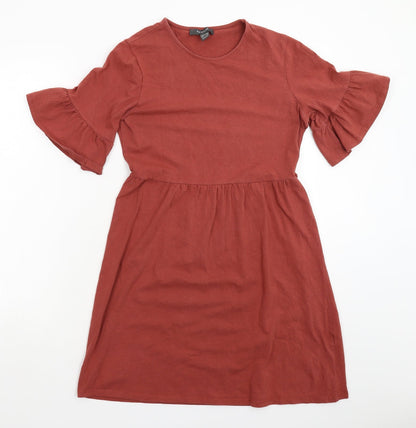 Primark Womens Brown   Fit & Flare  Size 8