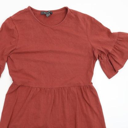 Primark Womens Brown   Fit & Flare  Size 8