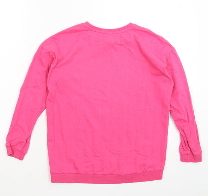 Blue Zoo Girls Pink   Pullover Sweatshirt Size 10-11 Years