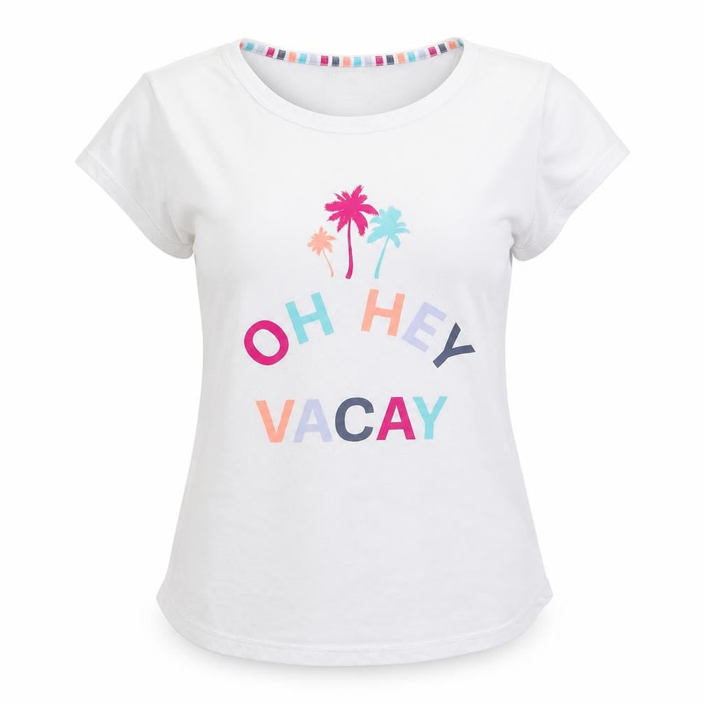 Womens UK Size 10 Matalan White Basic T-Shirt
