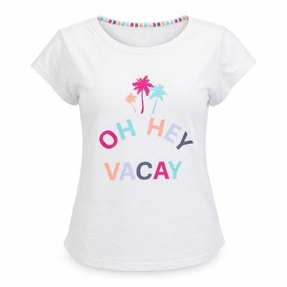 Womens UK Size 10 Matalan White Basic T-Shirt