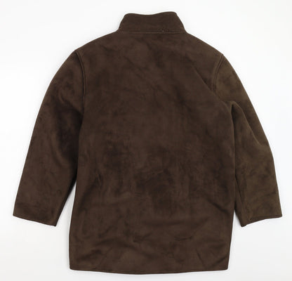 DASH Womens Grey   Overcoat Coat Size 14