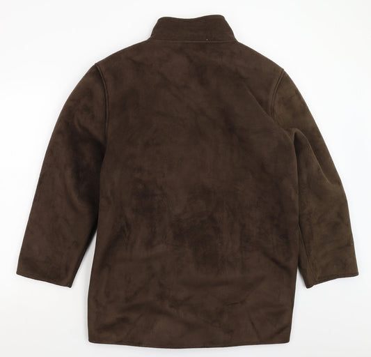 DASH Womens Grey   Overcoat Coat Size 14