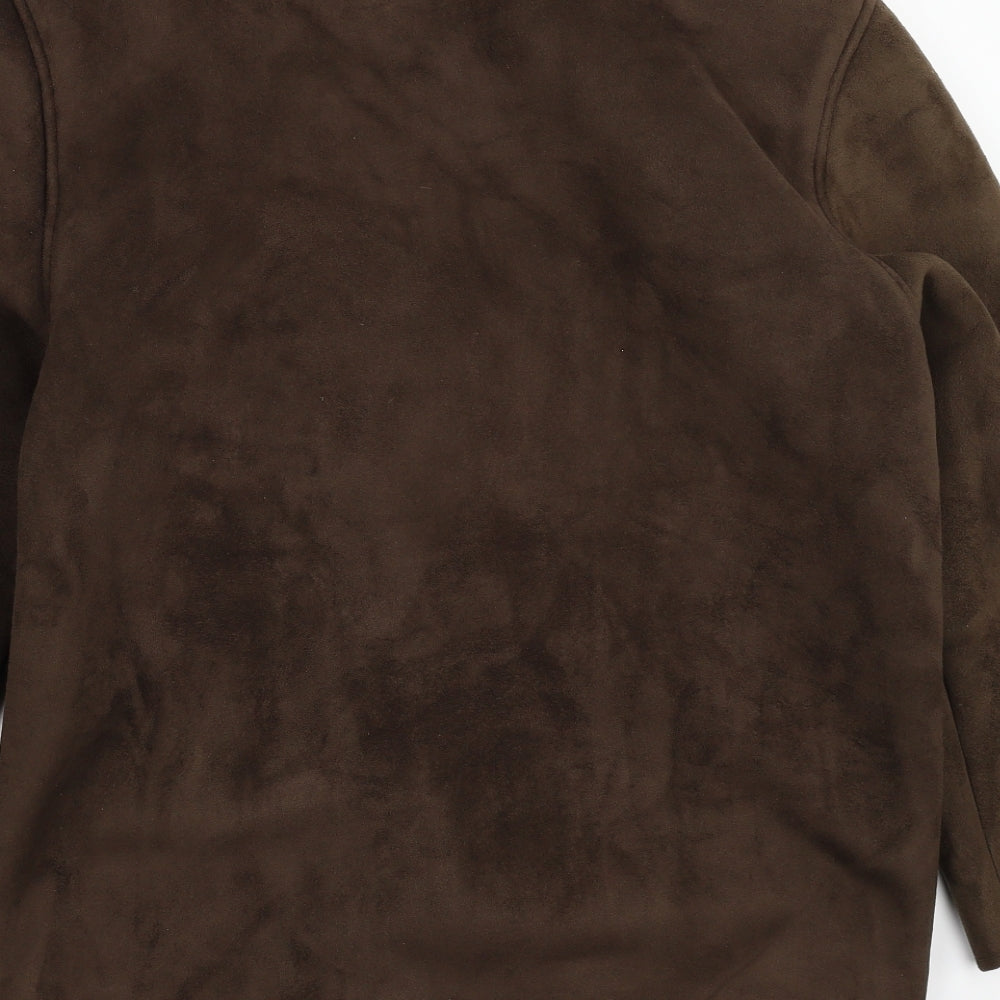 DASH Womens Grey   Overcoat Coat Size 14