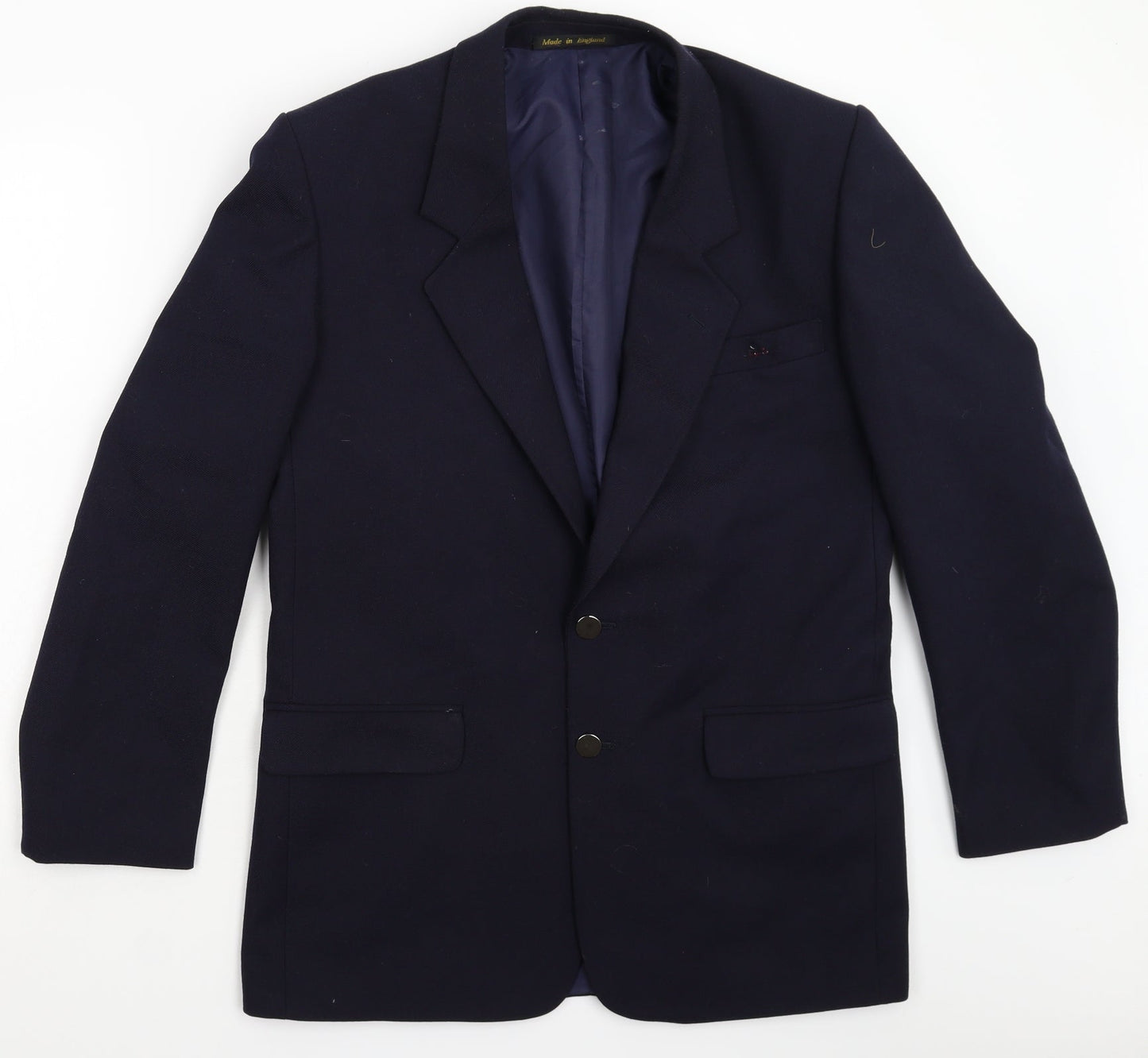 Mens UK Size 40 Preworn Regular Blue Suit Jacket
