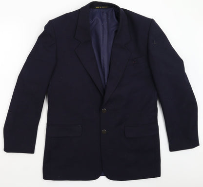 Mens UK Size 40 Preworn Regular Blue Suit Jacket