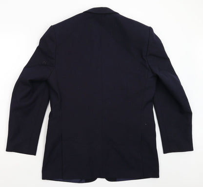Mens UK Size 40 Preworn Regular Blue Suit Jacket