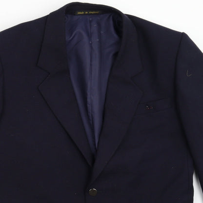 Mens UK Size 40 Preworn Regular Blue Suit Jacket