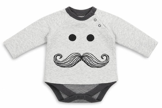 Next Baby Grey   Babygrow One-Piece Size 0-3 Months