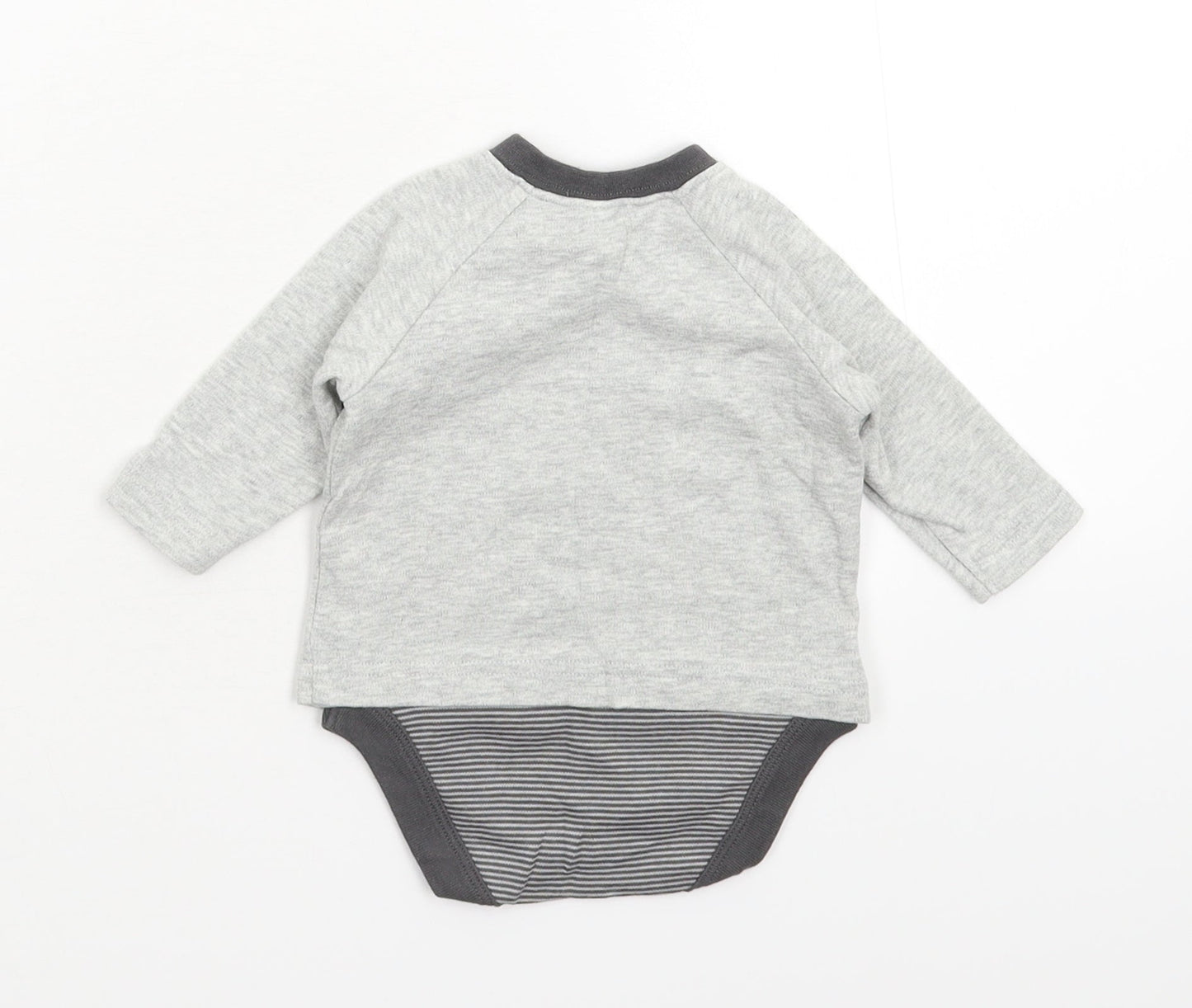 NEXT Baby Grey   Babygrow One-Piece Size 0-3 Months