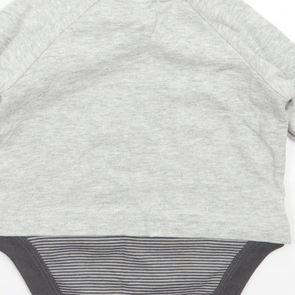 NEXT Baby Grey   Babygrow One-Piece Size 0-3 Months