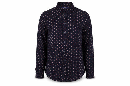 Womens UK Size 6 NEXT Blue Basic Button-Up