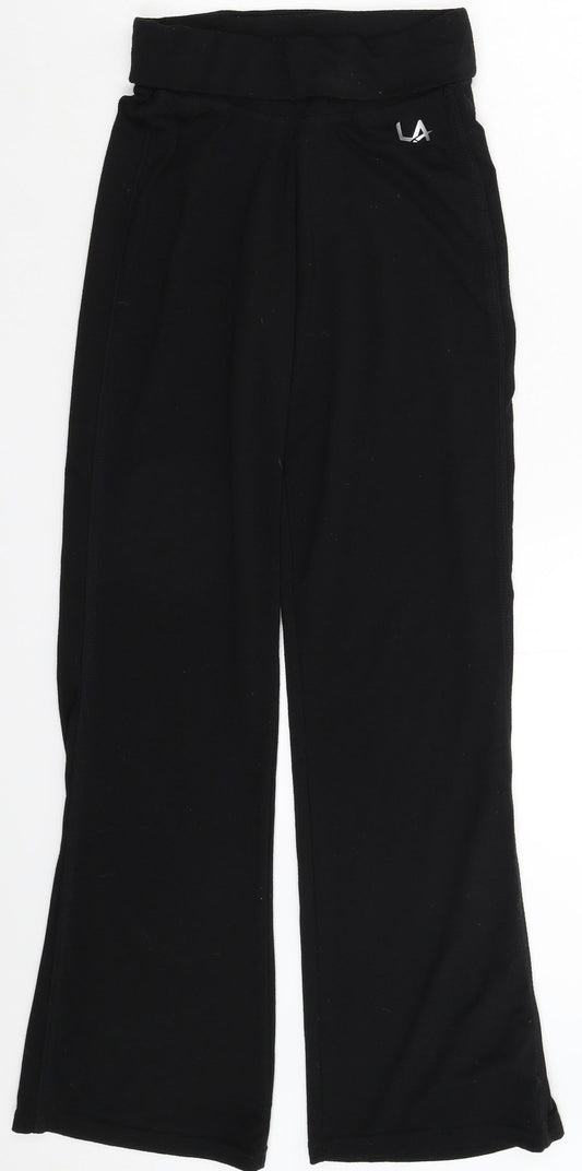 LA Gear Womens Black   Trousers  Size 8 L32 in