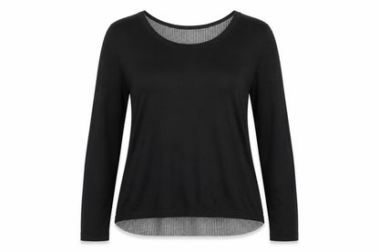 H&M Womens Black  Knit Pullover Jumper Size M