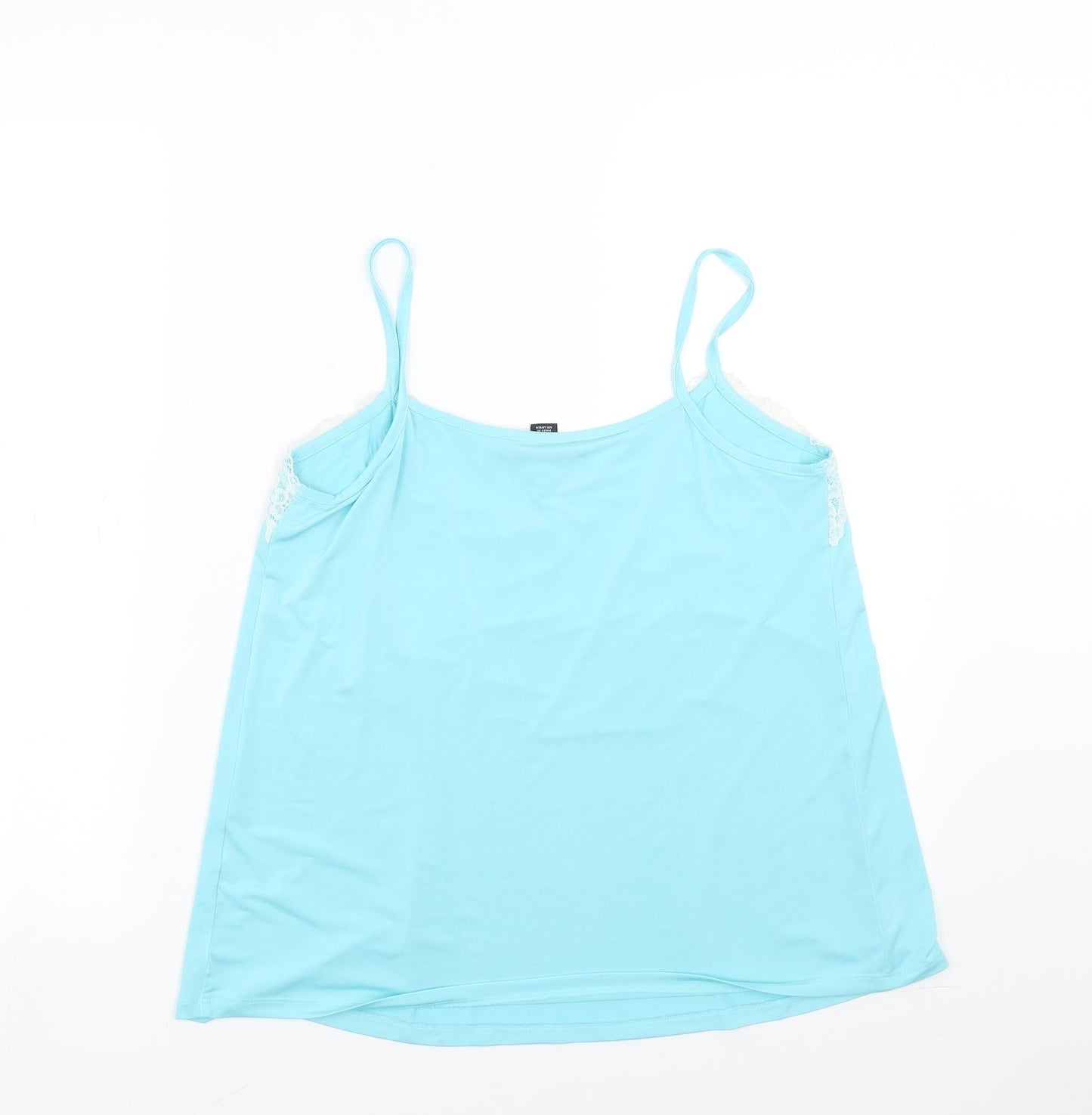 Womens UK Size 12 Preworn Blue Camisole T-Shirt