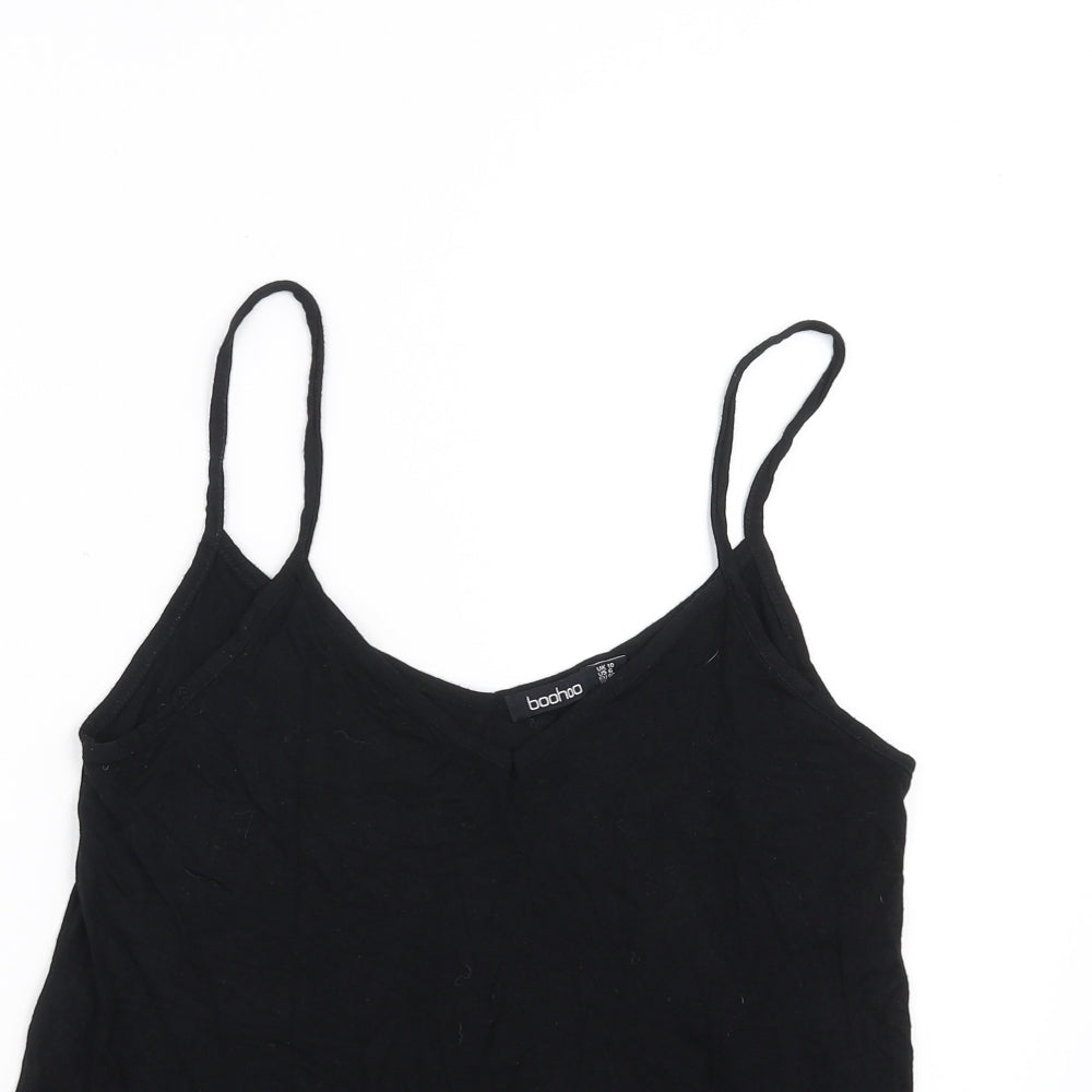 Boohoo Womens Black   Camisole Blouse Size 10