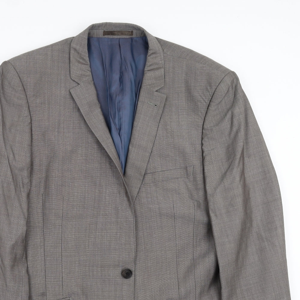 Mens UK Size 42 NEXT Regular Grey Suit Jacket