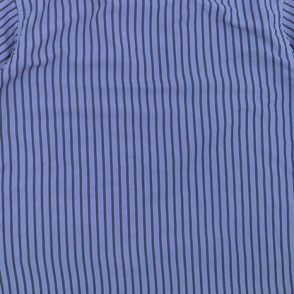 Mens UK Size M Hutson Harbour Blue  Button-Up Short Sleeve Casual Shirt