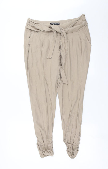Womens UK Size 10 Dorothy Perkins Slim Fit  Beige Trousers