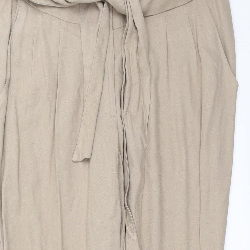 Womens UK Size 10 Dorothy Perkins Slim Fit  Beige Trousers