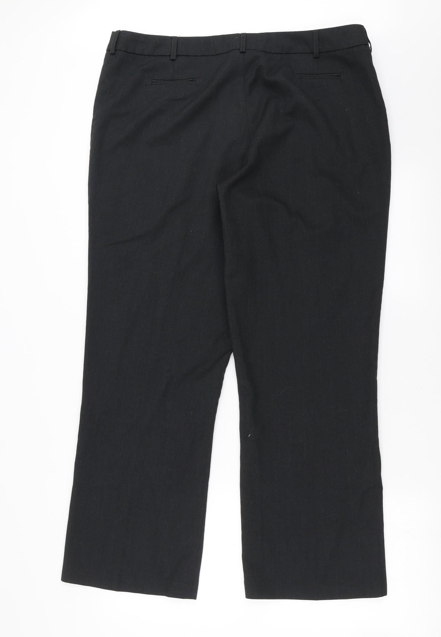 Elegance Womens Grey   Trousers  Size 18 L29 in