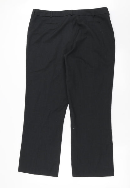 Elegance Womens Grey   Trousers  Size 18 L29 in