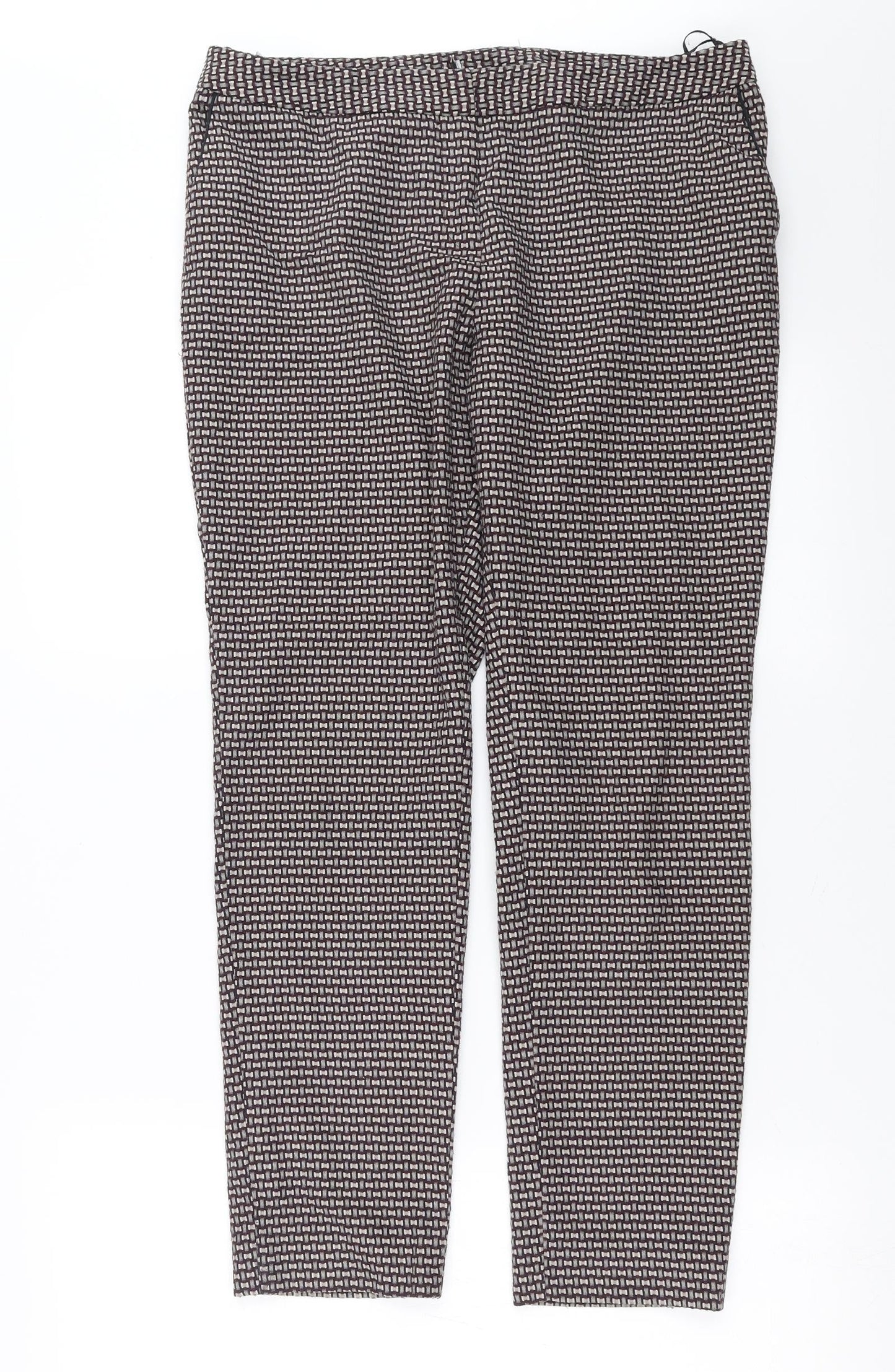 Womens UK Size 12 NEXT Regular Fit  Purple Trousers