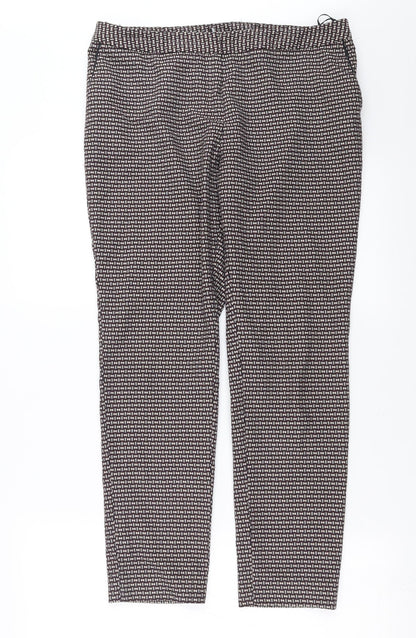 Womens UK Size 12 NEXT Regular Fit  Purple Trousers