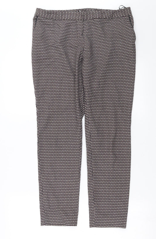 Womens UK Size 12 NEXT Regular Fit  Purple Trousers