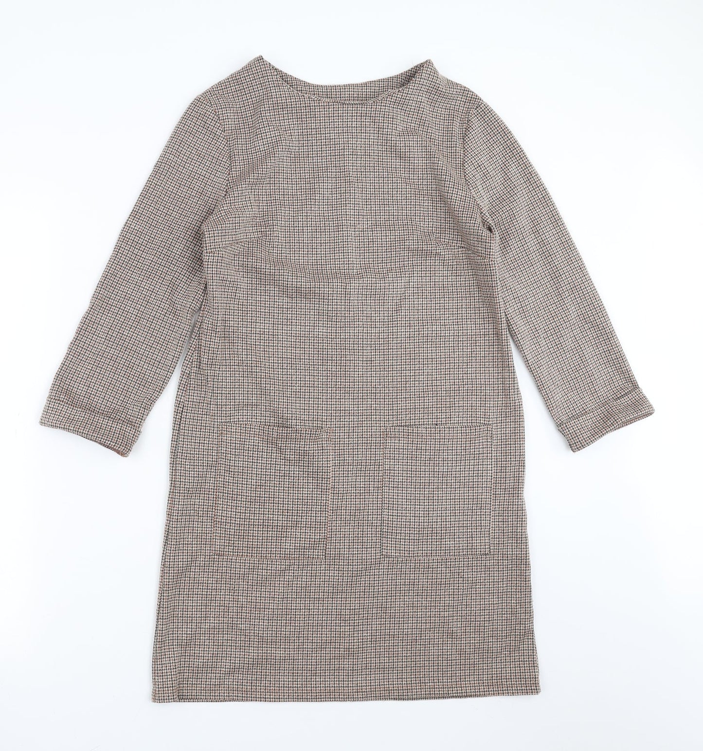 Primark Womens Brown Geometric  Shift  Size 10
