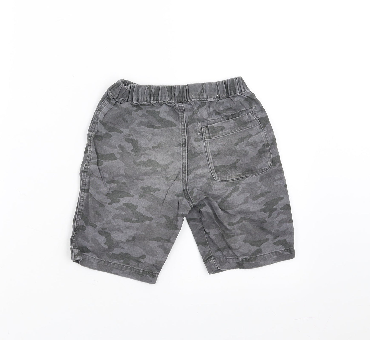 Uniqlo Boys Grey Camouflage  Bermuda Shorts Size 5-6 Years